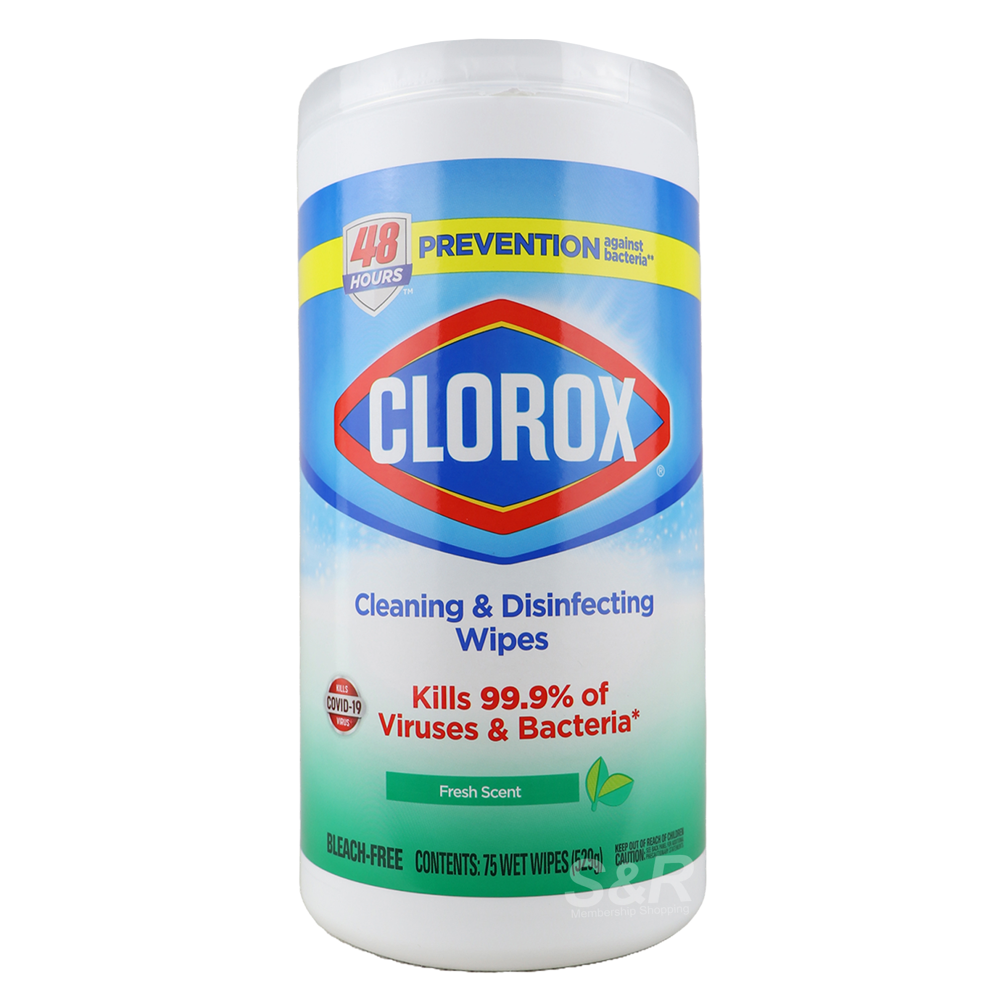 Clorox Cleaning and Disinfecting Wipes Fresh Scent 75wipes